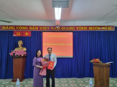 Lễ trao quyết định Chi ủy viên Chi bộ Trung tâm Bảo trợ trẻ tàn tật mồ côi Thị Nghè