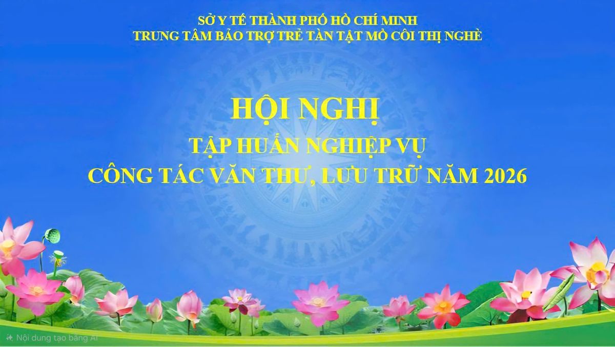 Tổ chức Hội nghị tập huấn nghiệp vụ c&ocirc;ng t&aacute;c văn thư, lưu trữ cho vi&ecirc;n chức người lao động Trung t&acirc;m
