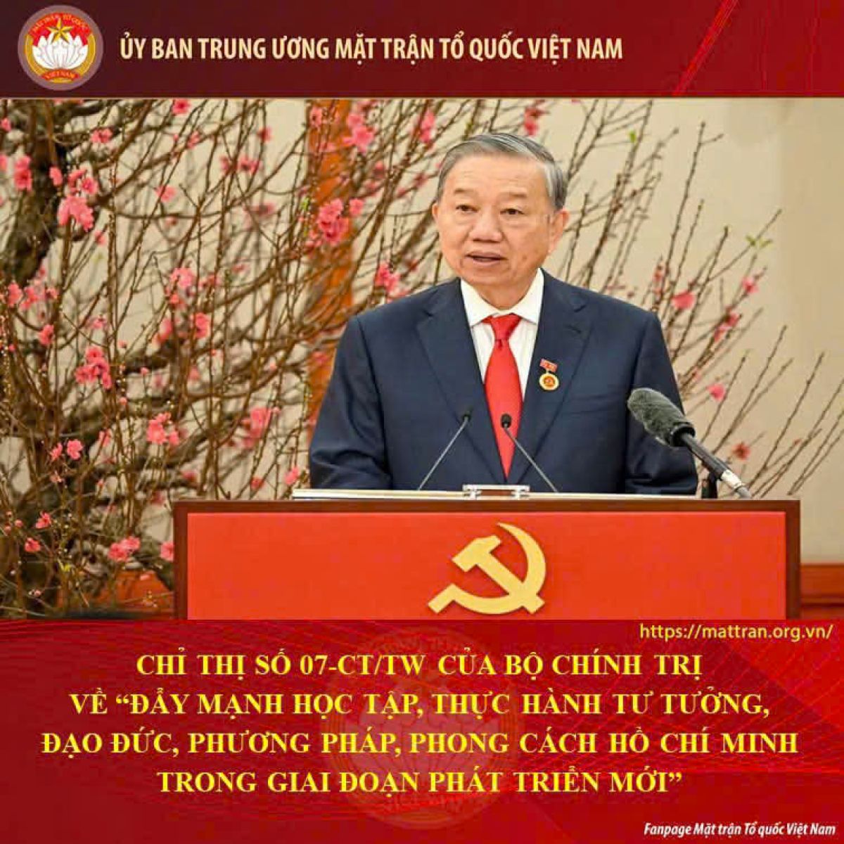 Đẩy mạnh học tập, thực h&agrave;nh tư tưởng, đạo đức, phương ph&aacute;p, phong c&aacute;ch Hồ Ch&iacute; Minh trong giai đoạn ph&aacute;t triển mới