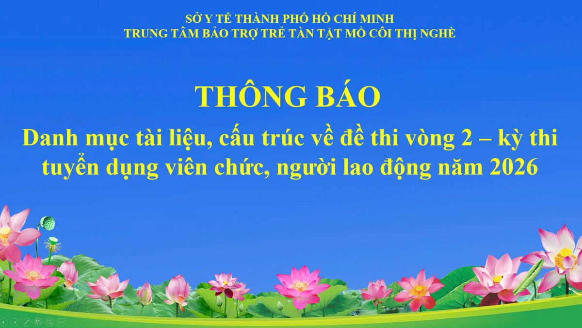 Danh mục t&agrave;i liệu, cấu tr&uacute;c về đề thi v&ograve;ng 2 &ndash; kỳ thi tuyển dụng vi&ecirc;n chức, người lao động năm 2026