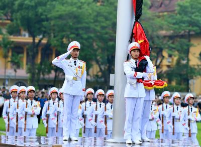 Lễ thượng cờ rủ Quốc tang Tổng bí thư Nguyễn Phú Trọng