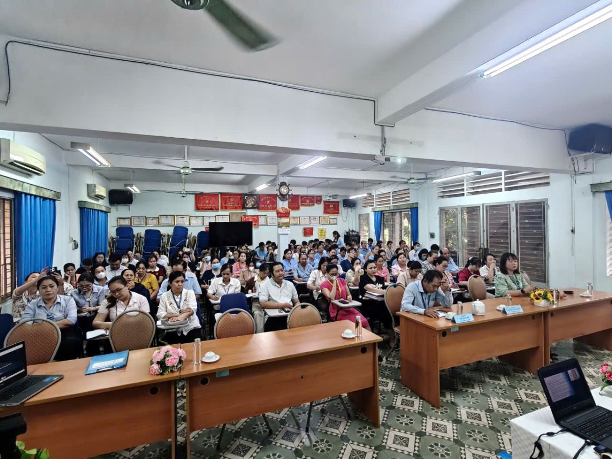Tập huấn kiến thức an to&agrave;n thực phẩm năm 2026 tại Trung t&acirc;m Bảo trợ trẻ t&agrave;n tật mồ c&ocirc;i Thị Ngh&egrave;